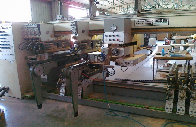 Foratrice BIESSE mod. TECHNO LOGIC C.N. - cod. 89, con parti mobili visibili