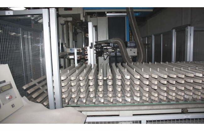 Linea forainseritrice BREMA mod. GLR-XL + GLR-XL - cod. 05 con componenti metallici