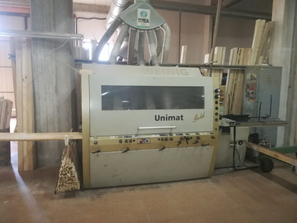 Scorniciatrice WEINIG mod. UNIMAT Gold -EM-11 a 6 alberi cod.02
