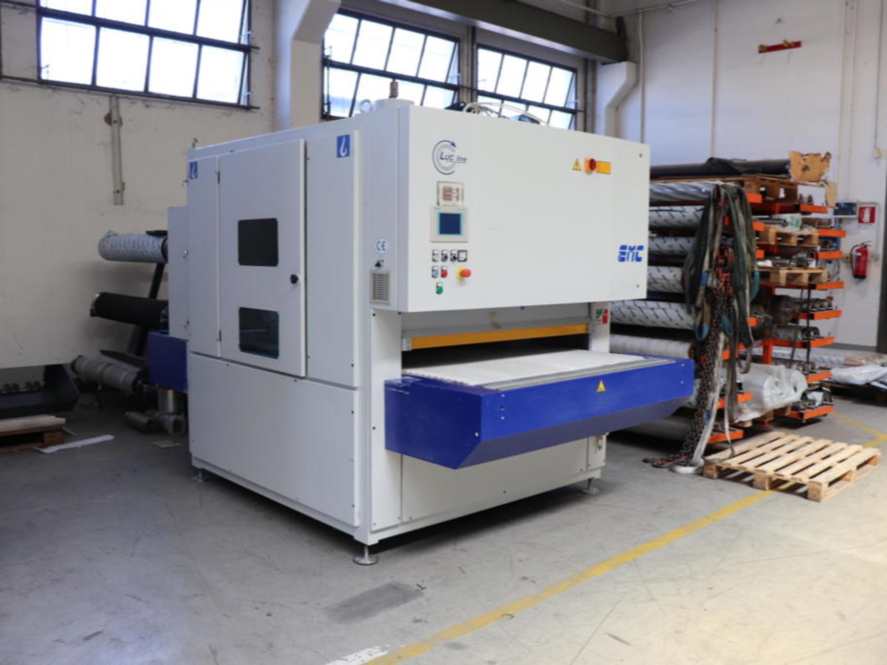 Lucidatrice ROTOPLUS 1350 EMC con superficie di lavoro
