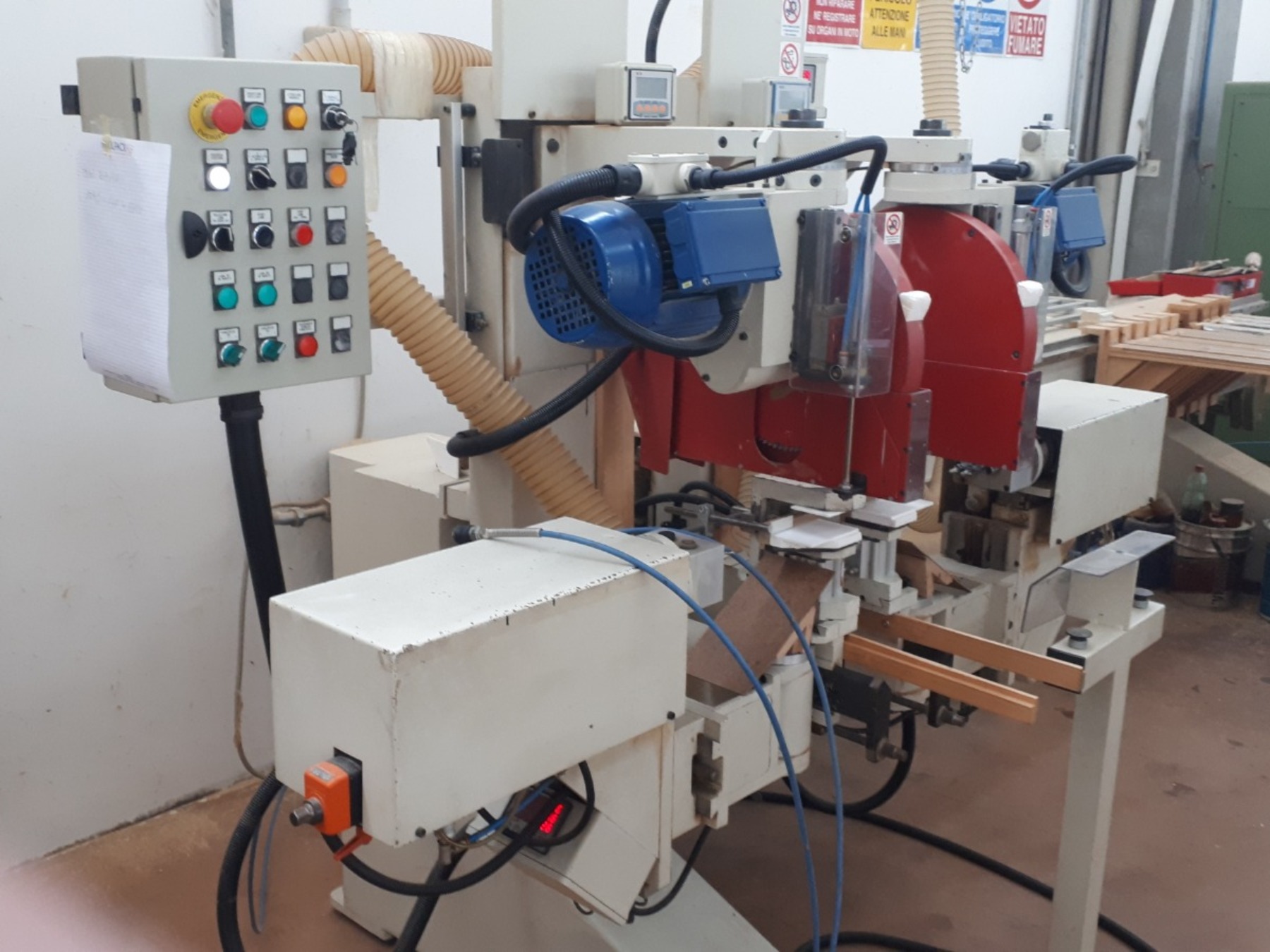 INTESTATRICE FORATRICE FIORENZA MOD. 2000-1T/F con pannello comandi